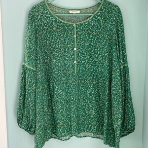 - Women’s 1X Max Studio Boho Style Blouse